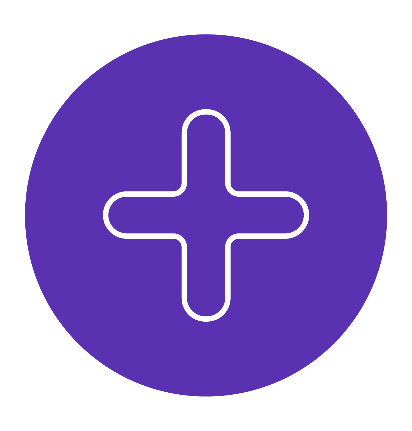 Ícone roxo