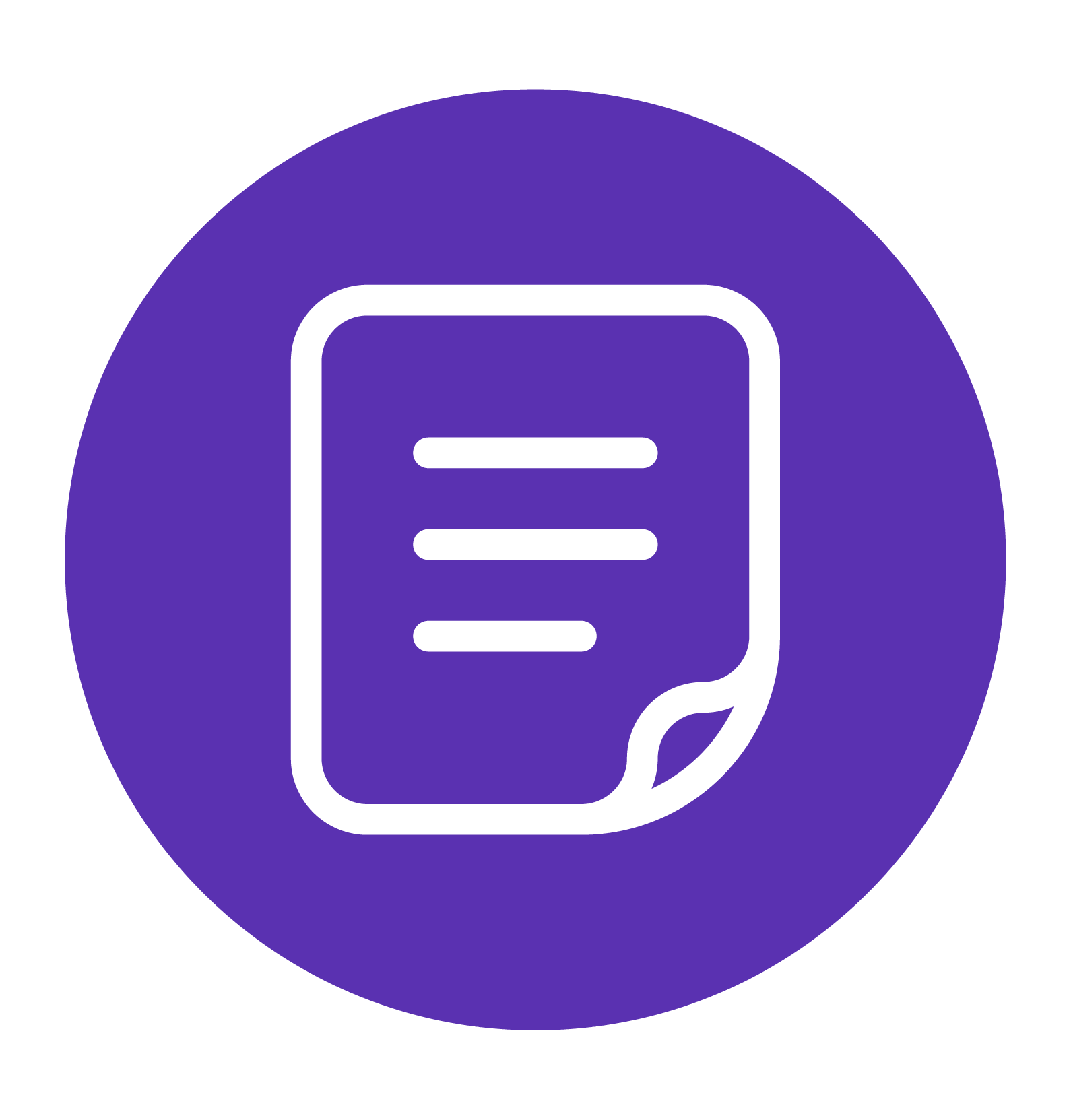 Ícone roxo